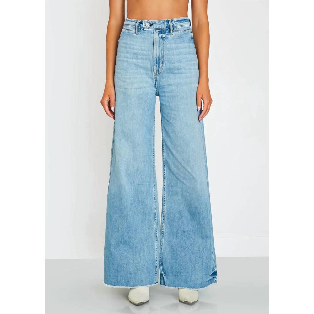 NEW NOEND sophia super high rise wide leg jean in dover